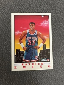 1991-92 Fleer Patrick Ewing New York Knicks #4 - Picture 1 of 2