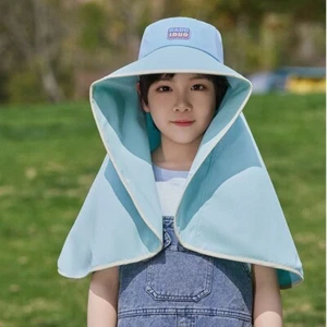 Sun Protection Kids Sunscreen Hat Big Brim Children Beach Cap Sun Visor - Picture 1 of 16