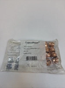 Legend 450-483P Cap, 0.5 in, Press, Copper Press Cap Qty 10 - Picture 1 of 3