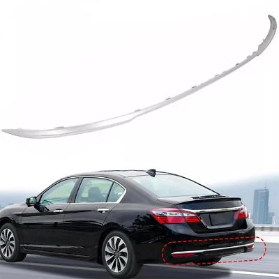 Barra frontal de parachoques trasero moldura escalón almohadilla para Honda Accord 2016 2017 sedán Foto 1 de 4