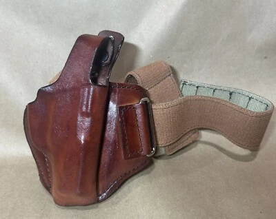 Dom Hume Leathergoods H760-P S Brown #80-1 Right Handed NOB WITH Garter - Image 1 of 3