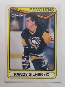 1990-91 O-Pee-Chee #250 Randy Gilhen RC!!! ~ Pittsburgh Penguins ROOKIE!!! - Picture 1 of 2