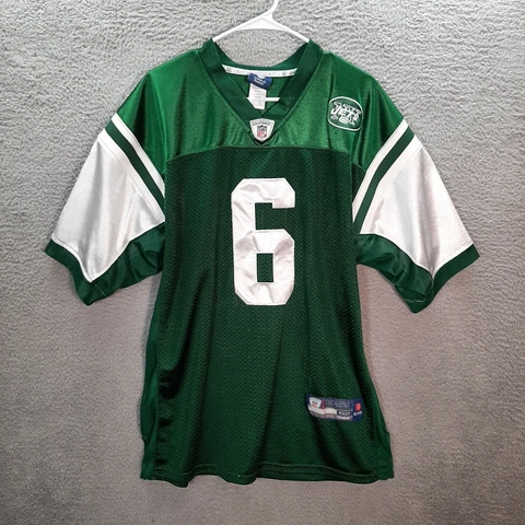 New York Jets Jersey Adult 52 Green Mark Sanchez #6 NFL Football Team Apparel Cover