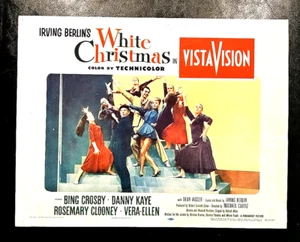 CARTOLINA ORIGINALE IRVING BERLIN'S 'WHITE CHRISTMAS' 1954, BING CROSBY - Foto 1 di 1