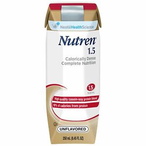 Nutren 1.5 Tube Feeding Formula Unflavored Formerly Vanilla 8.45 oz Carton 24 Ct