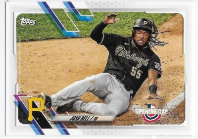 2021 Topps Opening Day #32 Josh Bell - Pittsburgh Pirates - Image 1 of 2