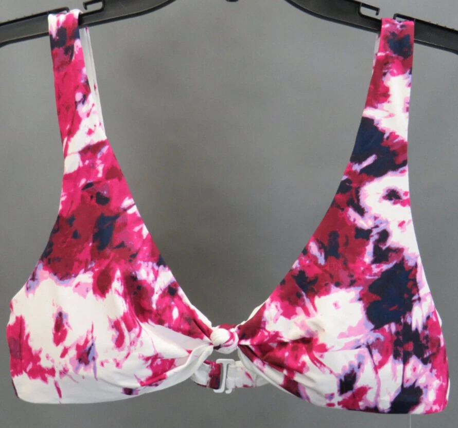 Aqua Women's Swim Bikini Bathing Suit Bra Swimsuit Swimwear Top Large Pink