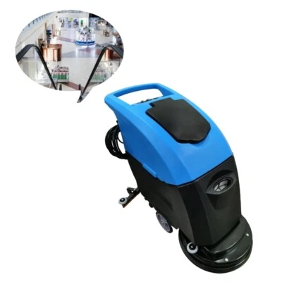 Máquina fregadora de pisos comercial automática limpieza de pisos de hotel fregado y secado Foto 1 de 4