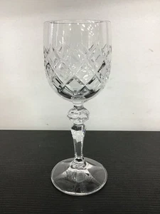 VINTAGE Bohemia Crystal Crystalex Mirell Wine Glass - Cut Crystal  - Picture 1 of 4
