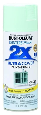 Pintura en aerosol Rust-Oleum 283190 2X Ultra Cover Ocean Mist 12 oz. (Pack de 6) Foto 1 de 3
