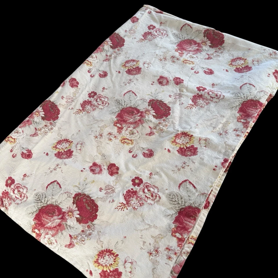 Waverly Norfolk Rose винтажная роза одна занавеска панель 52 дюйма x 76 дюймов ЧИТАЙТЕ - Изображение 1 из 4