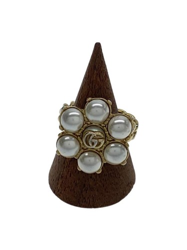 Anello Gucci Misura 11 Anello Donna Perla Doppio G