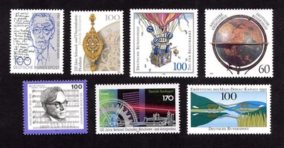 Germany 1992 group of stamps Mi#1627-1630+1636-1638 MNH CV=14.7$ - Image 1 of 2