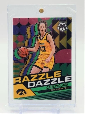 CAITLIN CLARK 2024-25 MOSAIC CAITLIN CLARK RAZZLE DAZZLE HAWKEYES Q4632 - Image 1 of 2