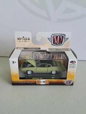 M2 Detroit-Muscle R47 19-16 1969 Pontiac GTO in Pea Green - Image 1 of 4