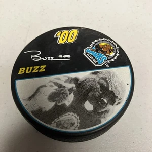 Cleveland Lumber Jacks Buzz Signature Hockey Puck IHL - Picture 1 of 2