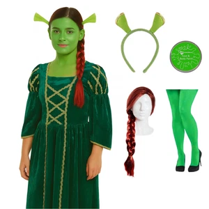ADULTOS OGRO PRINCESA OGRO PERSONAJE DE PELÍCULA DISFRAZ FIESTA DAMAS HALLOWEEN - Imagen 1 de 6