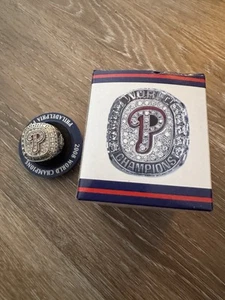 Philadelphia Phillies Jimmy Rollins 2008 World Series Ring Officially Licensed - Picture 1 of 5