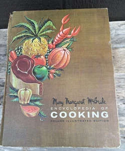 Mary Margaret McBride Encyclopedia Of Cooking Deluxe Illustrated Vintage Book - Foto 1 di 18
