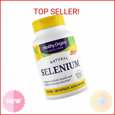 Healthy Origins селен 200 мкг (Seleno Excell, ферментированный, без ГМО, без глютена - Изображение 1 из 2