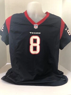 Camiseta deportiva Matt Schaub de los Houston Texans #8 para mujer talla XL Nike OnField NFL Foto 1 de 4