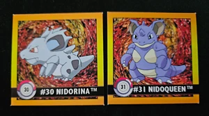 Nidorina Nidoqueen 30 31 ArtBox Sticker Pokemon 1999 Series 1 NM - Picture 1 of 2