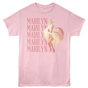 Marilyn Monroe Name Repeat Seven Year Itch Famous Photo Men's T Shirt - Picture 1 of 5