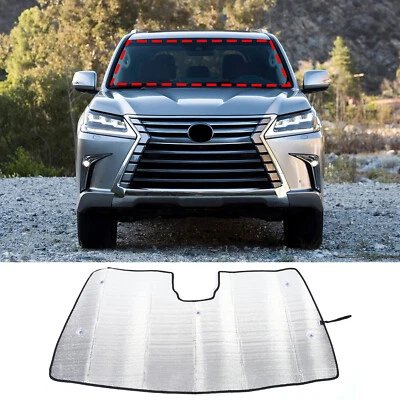 Parabrisas de coche para Lexus LX570 2008-2021 parasol delantero bloque UV cubierta solar Foto 1 de 4