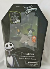 The Mayor Nightmare Before Christmas Silver Anniversary Action Figure - READ -