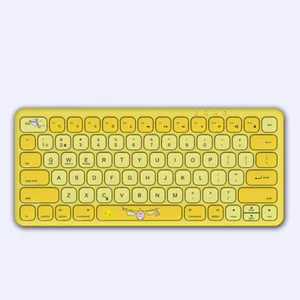 Wireless keyboard mute Rechargeable mute ultrathin Portable for iOS Win Android - Picture 1 of 17
