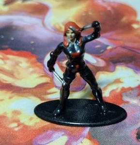 Modellino Jada Toys NanoFigs Diecast Marvel Black Widow 1,65" 2023 nuovo difficile da trovare - Foto 1 di 8