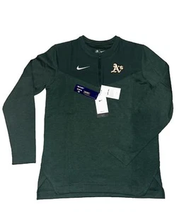 Nike Oakland Athletics Authentic Collection Game Time Men's Half-Zip Jacket - Picture 1 of 9