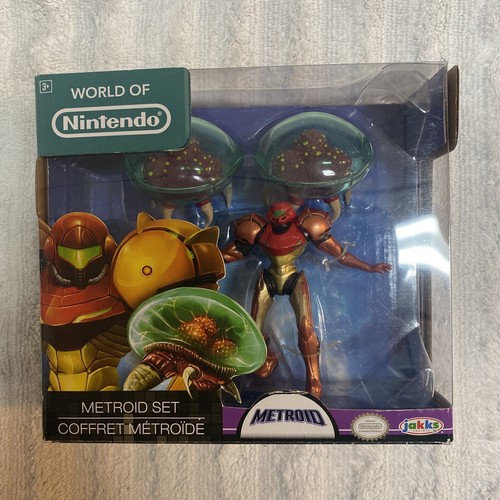 World of Nintendo Metroid Set Action Figures Jakks Pacific Samus