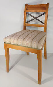 Old Chair Desk Chair Wooden Chair Biedermeier Classicism Padded Cherry
