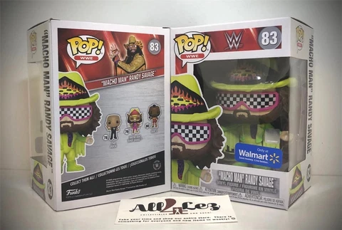 FUNKO POP 83 WWE "MACHO MAN" RANDY SAVAGE VINYL FIGURE COLLECTIBLE ~ NIB Cover