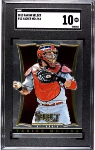 2013 Panini Select #11 Yadier Molina SGC 10 GEM MINT - Picture 1 of 2