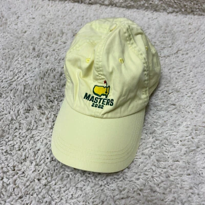 The Masters Hat Yellow Green Strapback Golf American Needle 2022 Outdoors Mens - Изображение 1 из 4