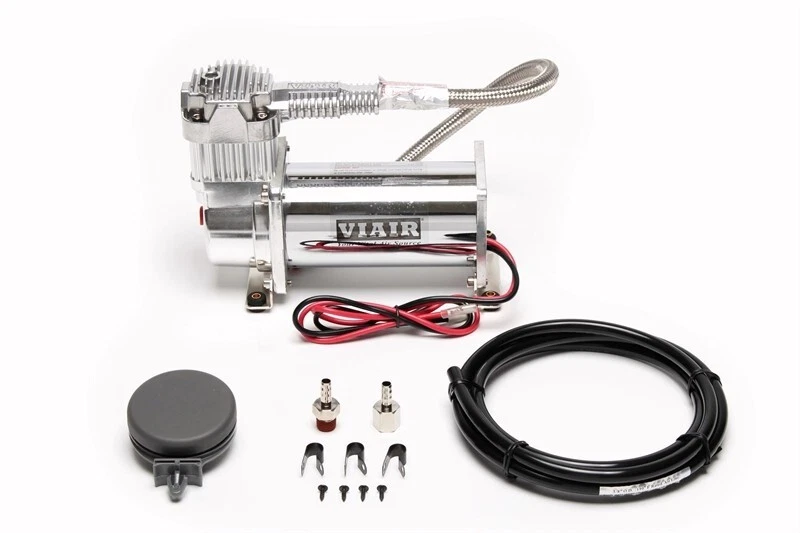 VIAIR 380C KOMPRESSOR (VERCHROMT) INKL. LUFTFILTER, 12 VOLT - Bild 1 von 1