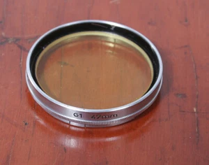 VOIGTLANDER 47MM SLIP ON YELLOW G1 FILTER, FITS 50/1.5 NOKTON/160861 - Picture 1 of 1