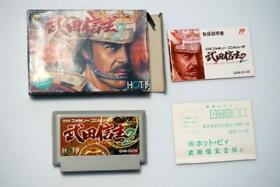 Famicom Takeda Shingen 2 boxed Japan FC Game US Seller