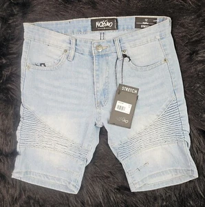 Mossimo Denim Jean Stretch Shorts Sz 12 Bermuda NWT - Picture 1 of 8