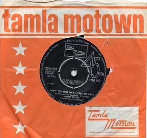 JIMMY RUFFIN DON'T YOU MISS ME A LITTLE BIT BABY / I WANT HER LOVE UK TMG 617 - Picture 1 of 2