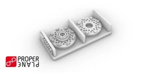 CUBO DE HÉLICE PLANO ADECUADO PARA HÉLICES FRANCESAS 1/32 RH-016 (ALAS DE TUERCA DE ALA) - Imagen 1 de 1