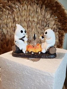 HALLOWEEN GHOST CAMPFIRE FLICKERING NIGHTLIGHT WITH BULB SHIPS FROM USA ๐บ๐ธ - Picture 1 of 11