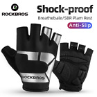 ROCKBROS Anti-slip Cycling Gloves Shock Absorption Breathable Sports Bike Gloves