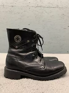Harley Davidson Damen Stiefel Leder Motorrad D84070 Kelly Welt Spitze Größe 8 - Bild 1 von 17