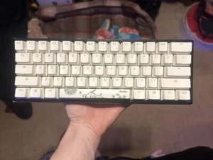 (CUSTOM) 2019 Ducky One 2 Mini(White & Black) - Cherry MX Blue, Year of the Pig. - Picture 1 of 11