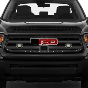 300 INDUSTRIES Aftermarket Steel Grille for 2018-2021 Tundra Truck TRD-RED - Picture 1 of 3