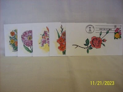 JH Cachets first day covers for summer flowers from 1994 x 5 3/6 - Image 1 of 4