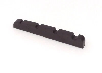 Bajo True Custom Shop® negro de 4 cuerdas ranurada tuerca de grafito para bajo Fender Jazz Foto 1 de 2